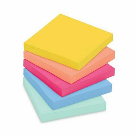 3M Post-it Notes, Super Sticky, 3inx3in, Summer Joy, 12PK 65412SSJOY